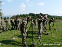 Michalovsk delostrelci si cviili koordintorov palebnej podpory