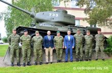 Topoľčianska brigáda a prápor logistiky privítali ministra obrany